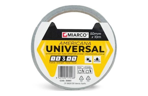 CINTA AMERICANA UNIVERSAL GRIS 50MM*10MTS