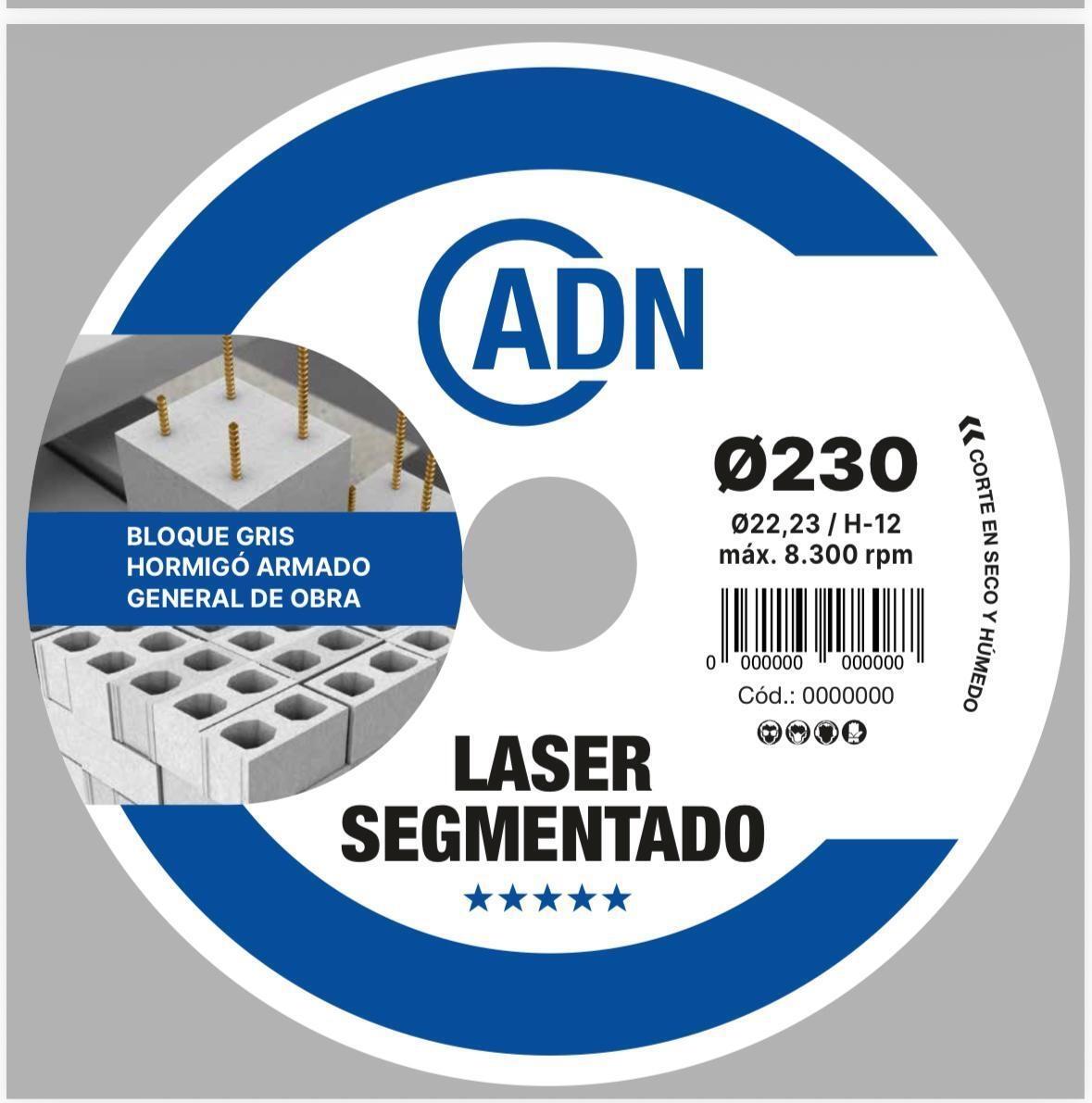 DISCO DIAMANTE PORCELANICO WTFC EVO-115MM FINE CUT ADN
