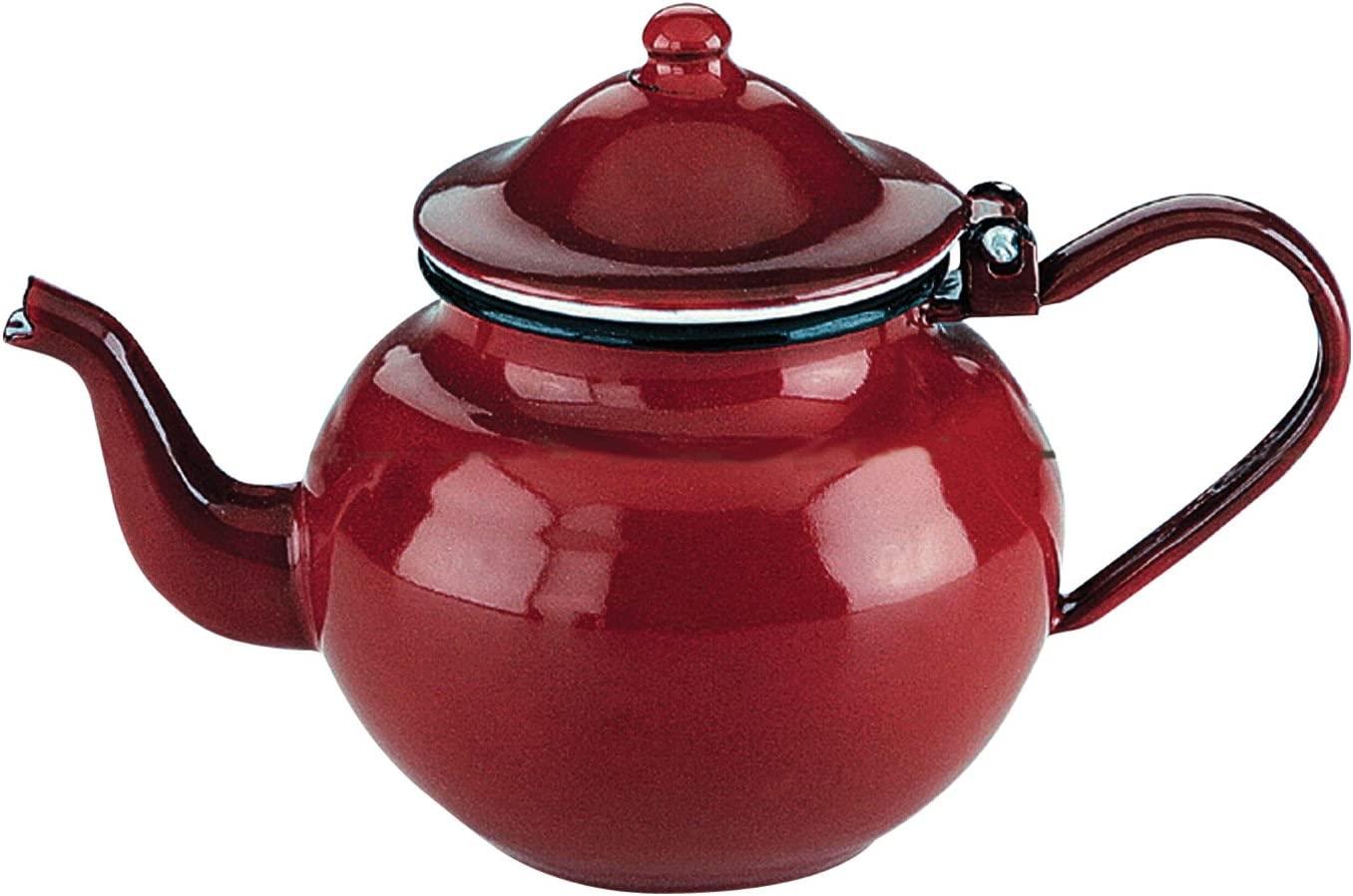 TETERA PORCELANA ROJA 0,75LI ROJA IBILI