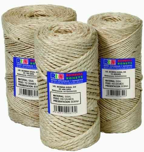 CUERDA BOBINA SISAL  2 CABOS ROLLO 120GR PACK 10