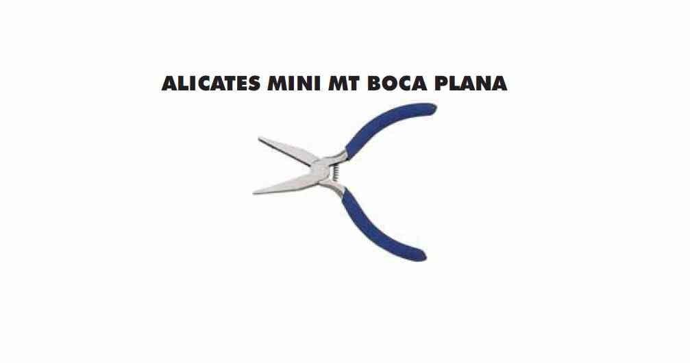 ALICATE MINI BOCA PLANA MT-50333-130